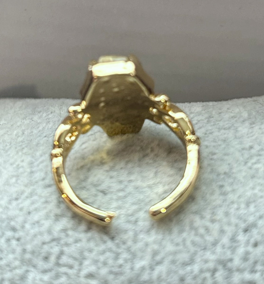 Coffin Ring- Golden