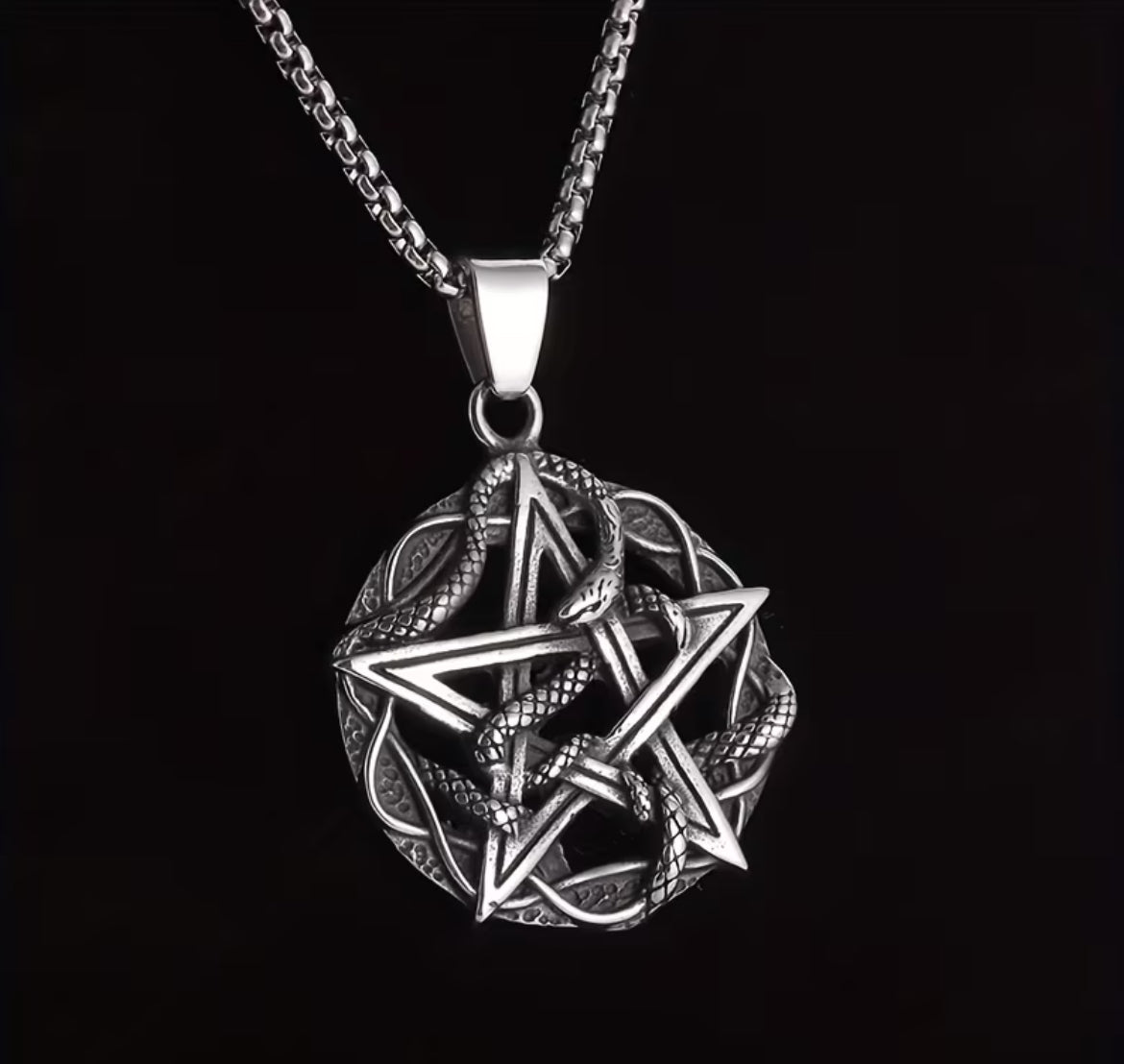 Snake Pentacle necklace
