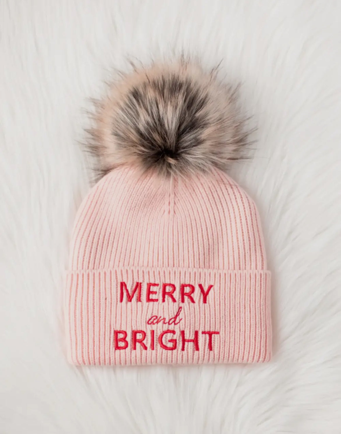 Merry And Bright Pom Beanie
