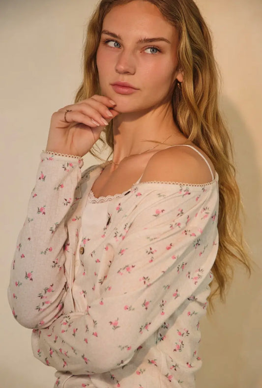 Flirty Floral Cardigan