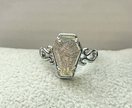 Coffin Ring- Silver