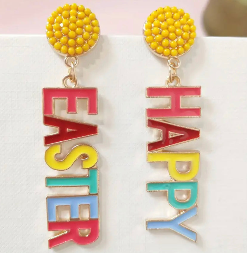 Happy Easter earrings