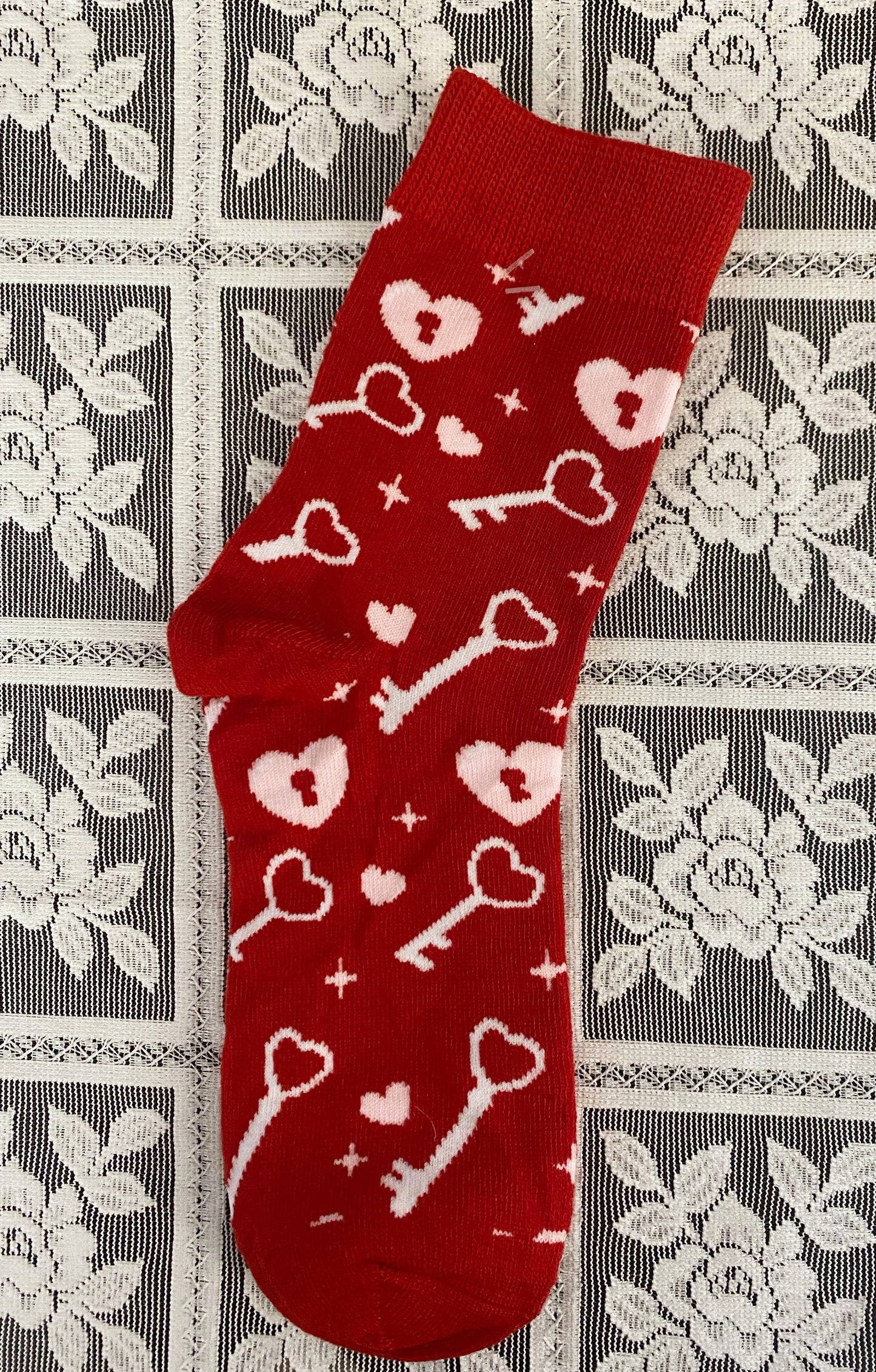 Hearts and locks Socks