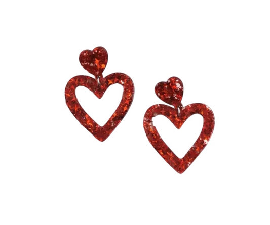 HeartBreaker Earrings Red