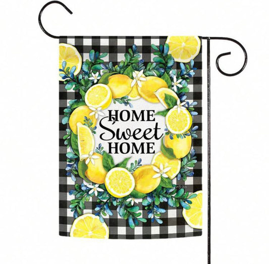 Lemons Home Sweet Home Garden Flag