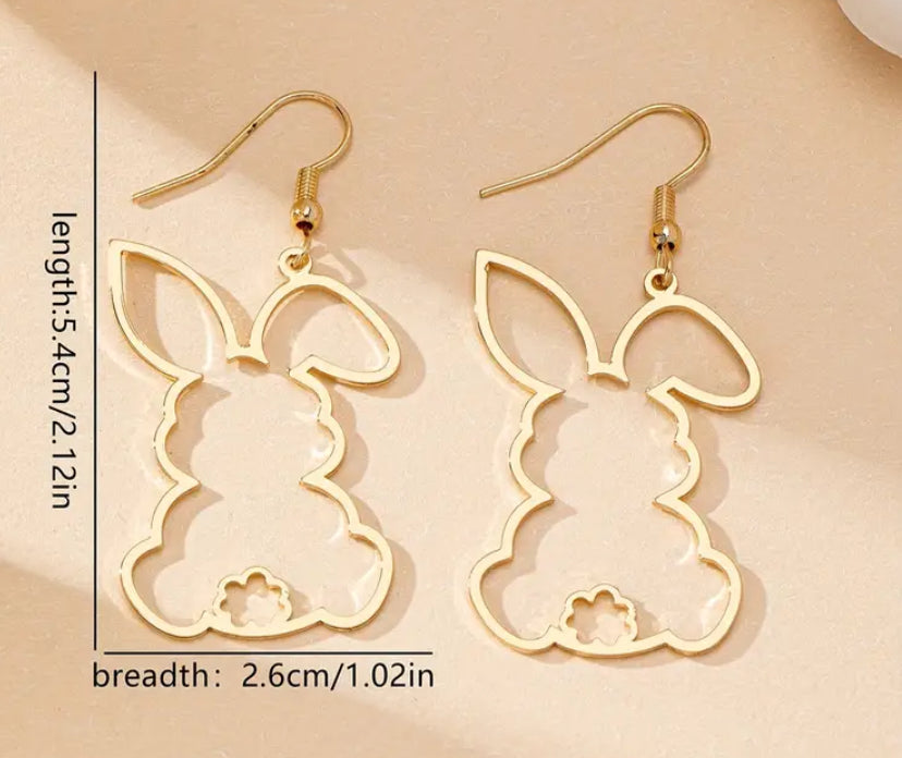 Bunny silhouette Earrings