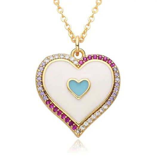 Pastel Heart necklace