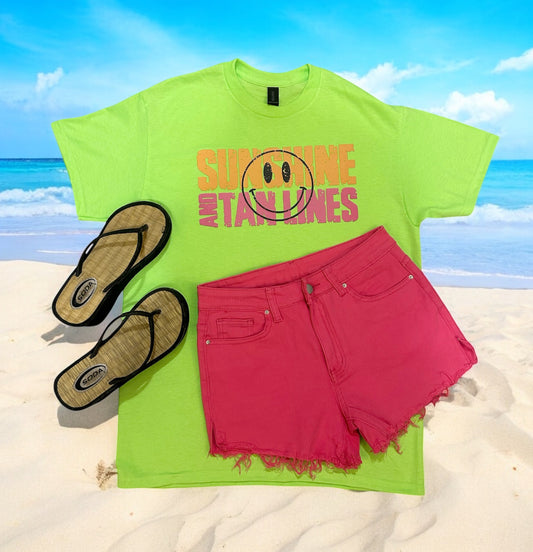 Sunshine And Tan Lines Graphic Tee