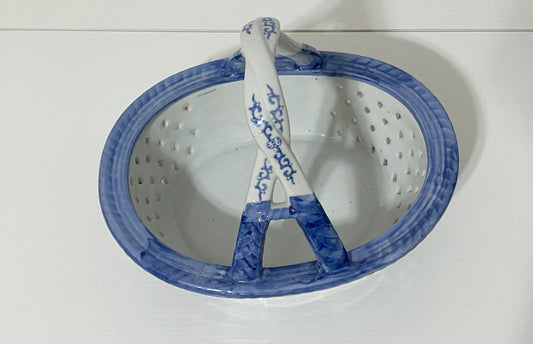 French Country Porcelain Basket