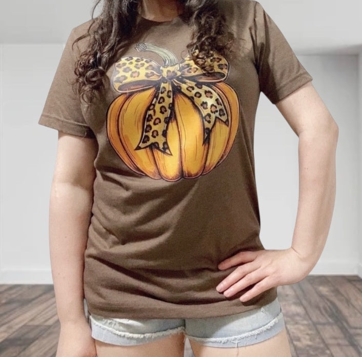 Pumpkin Bow Graphic Tee