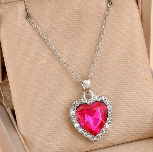 Hot Pink Princess necklace