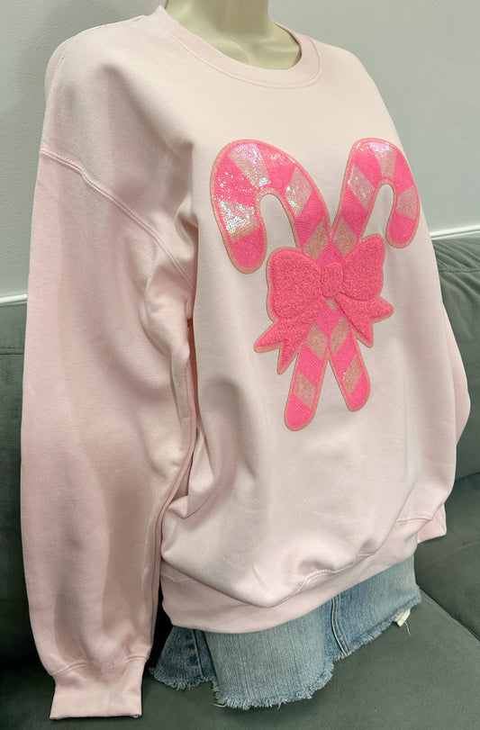 Candy cane Patch Sweatshirt