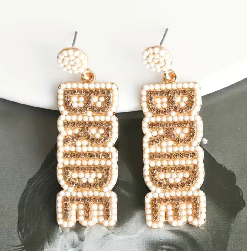 Bling Bride earrings