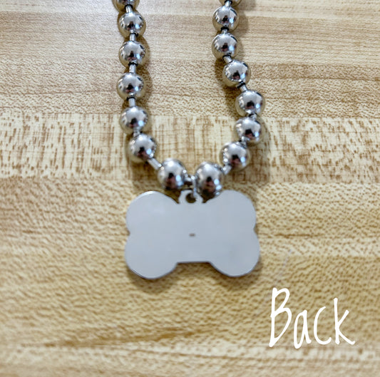 Princess Dog Bone necklace