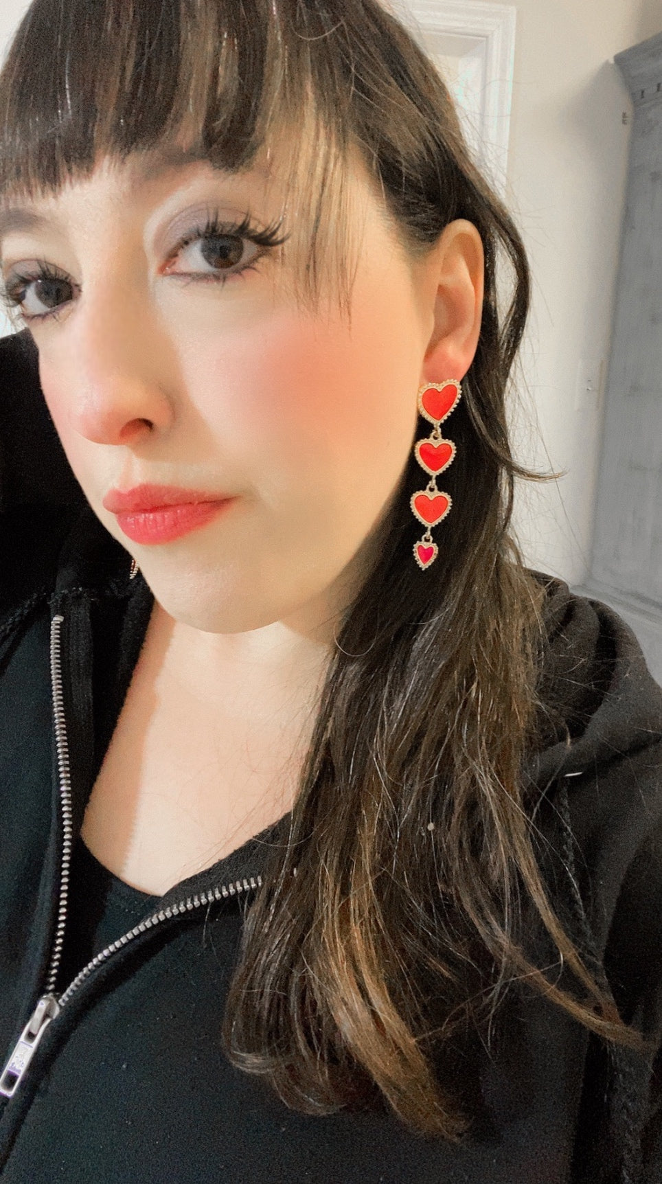 Heart Dangle earrings