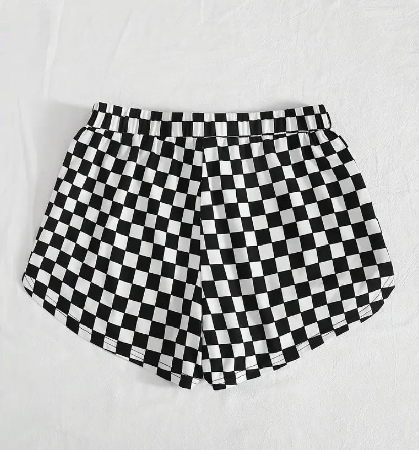 Checkered Shorts