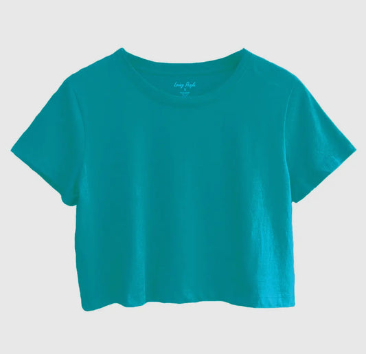 Cozy Cotton Crop Top! 6 colors available