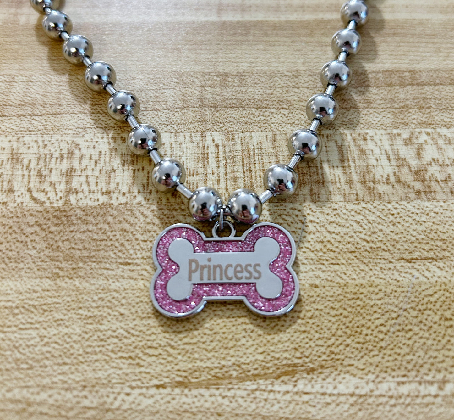Princess Dog Bone necklace