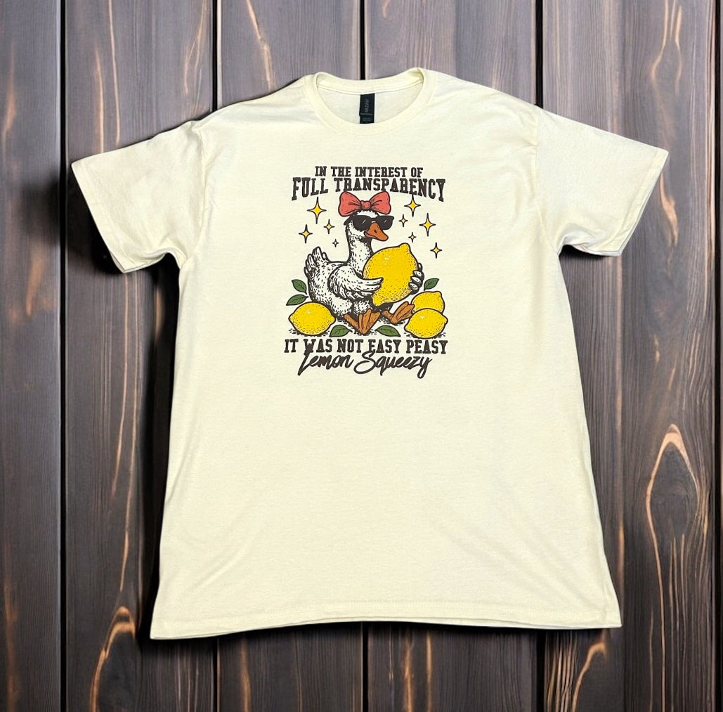 Not easy peasy Duck Graphic Tee