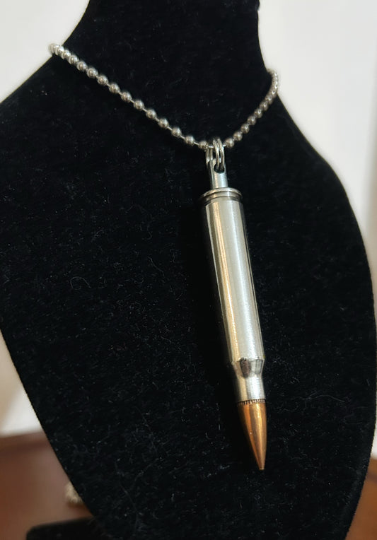 Bullet Necklace: silver