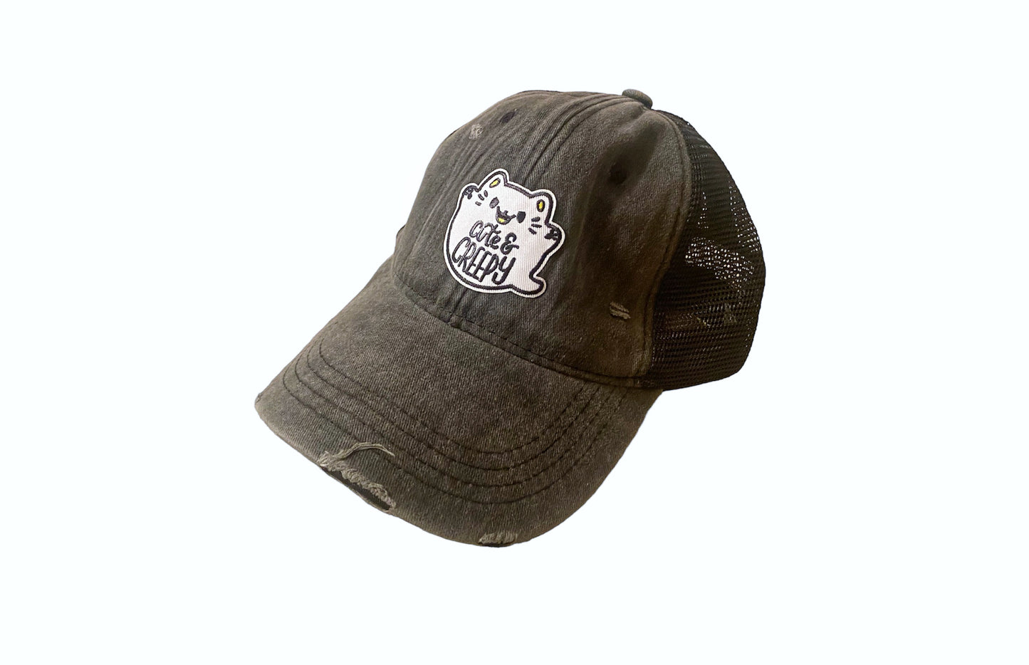 Cute and creepy hat