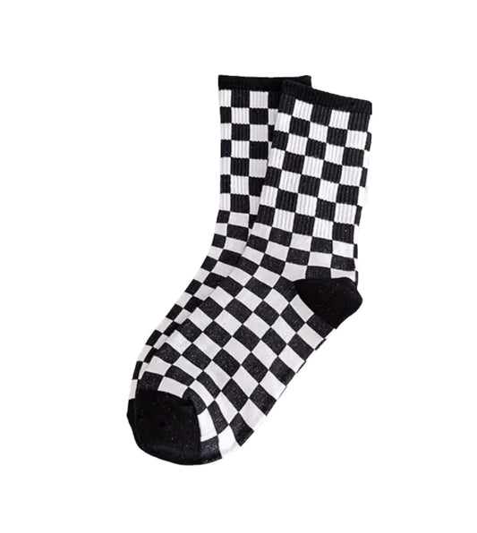 Checkered socks