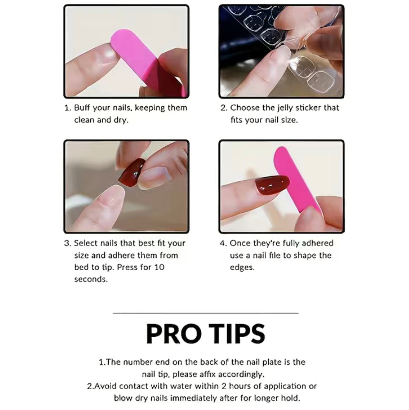 Pink Leopard French Tip Nails