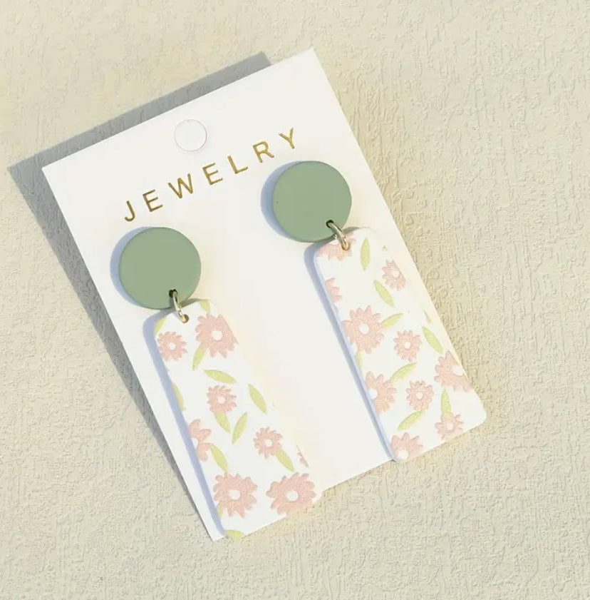 Floral Drop Earrings