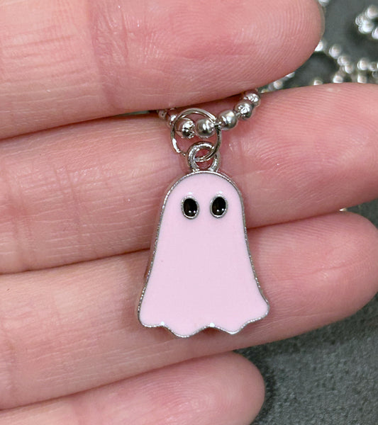 Pink Ghost Necklace