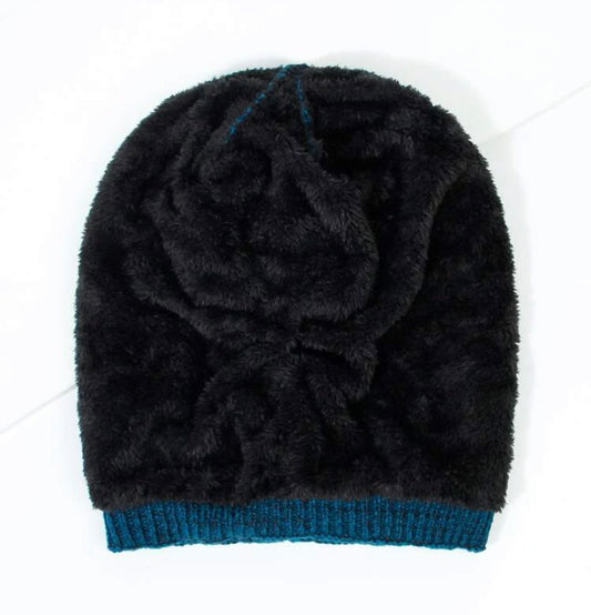 Teal Knitted beanie