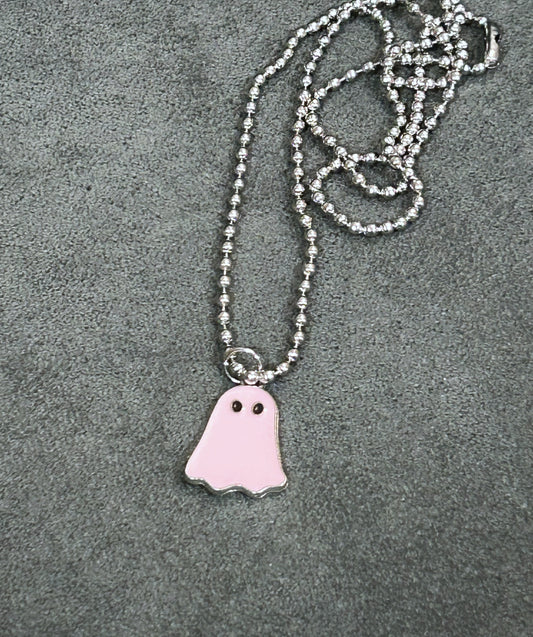 Pink Ghost Necklace