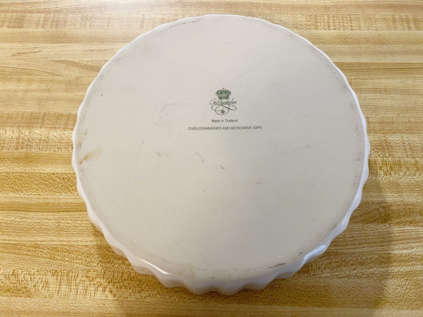 Rose pie plate by Christineholm