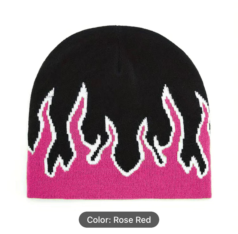 Pink Flame beanie