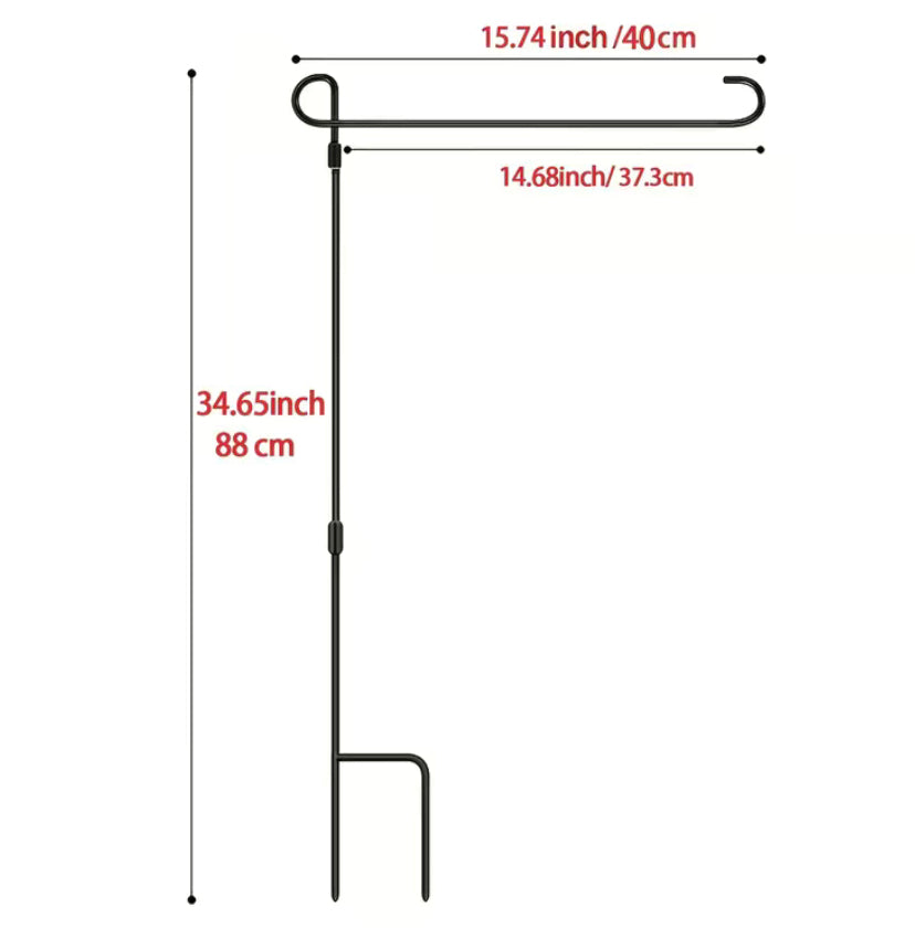 Garden flag pole 34”