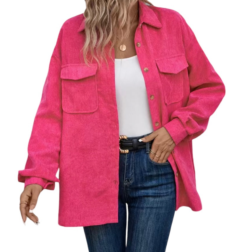 Sassy in Pink Button Down