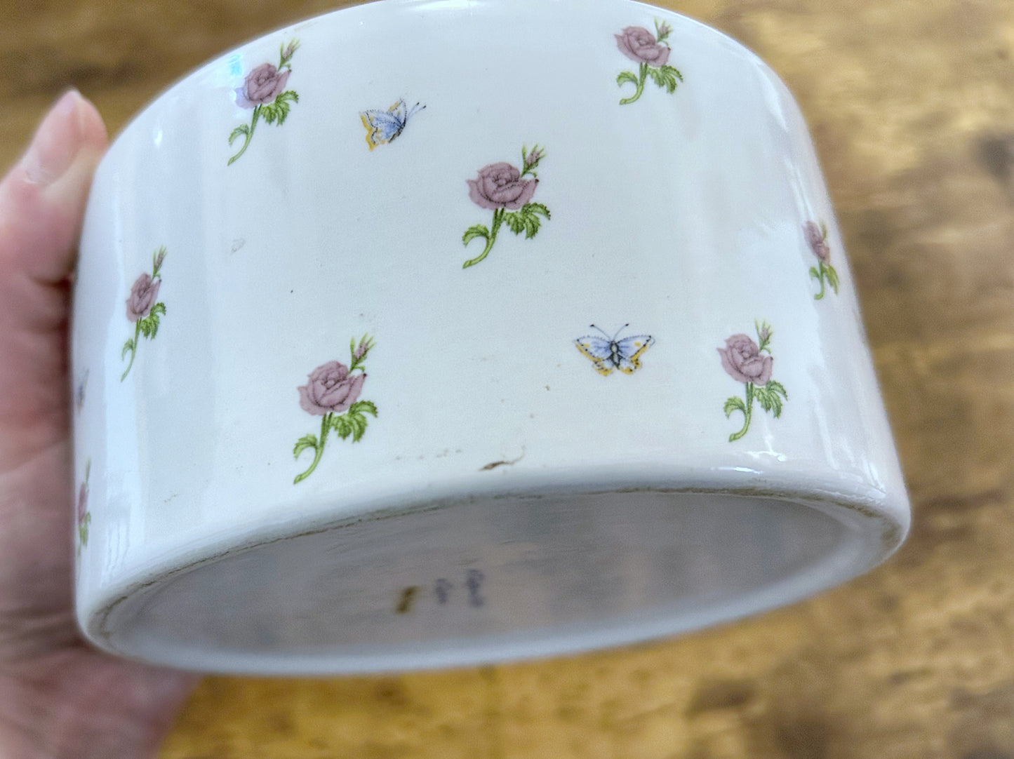 Purple Bow Ceramic Keepsake Box