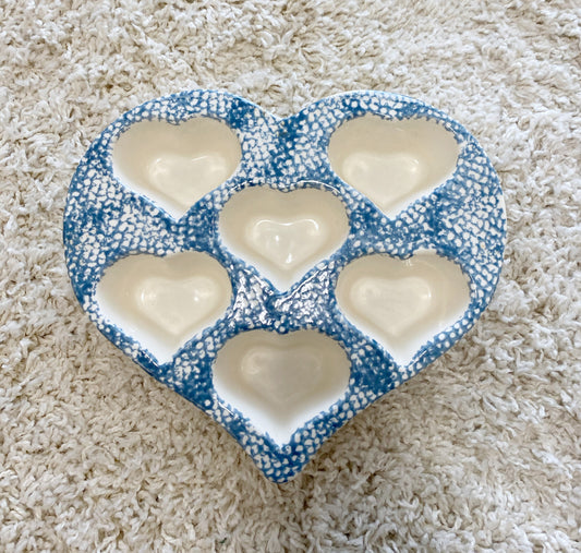 Heart porcelain stoneware