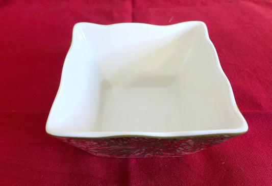 Christmas Flower Holiday Bowl