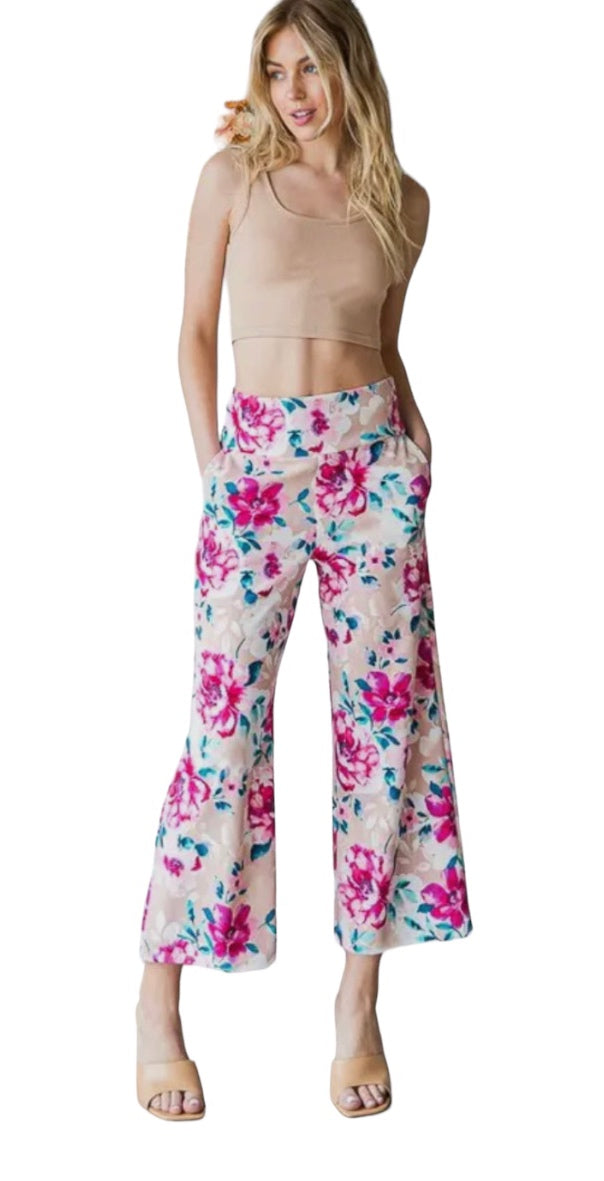 Fabulous Floral Culottes Pant