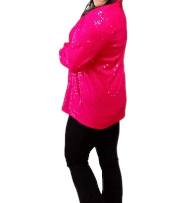 Sweetheart Sequin Blouse