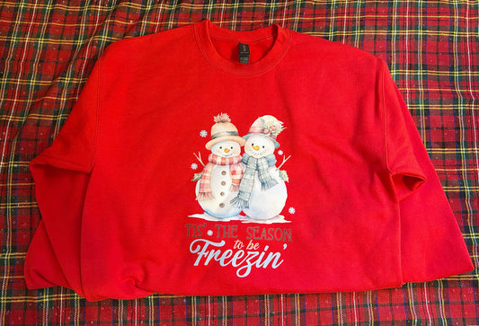 Snowmen Tis the Season Sweatshirt