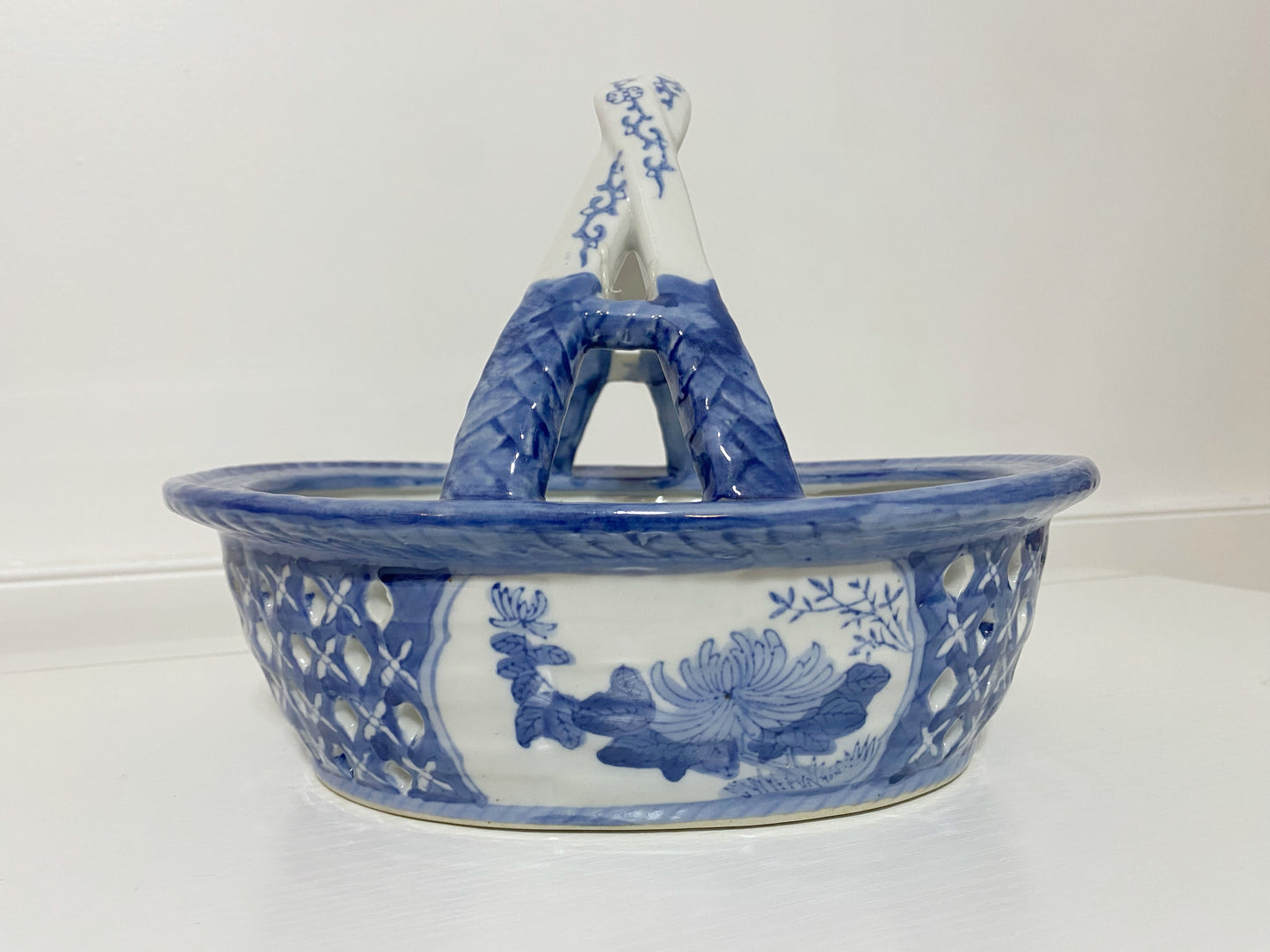 French Country Porcelain Basket