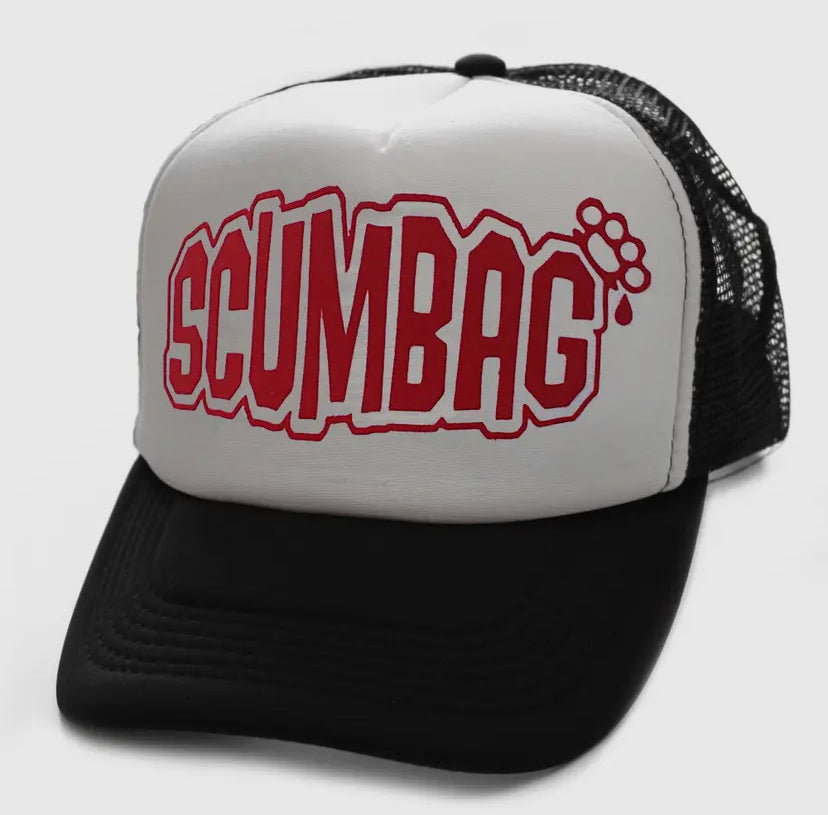 SCUMBAG Hat: White