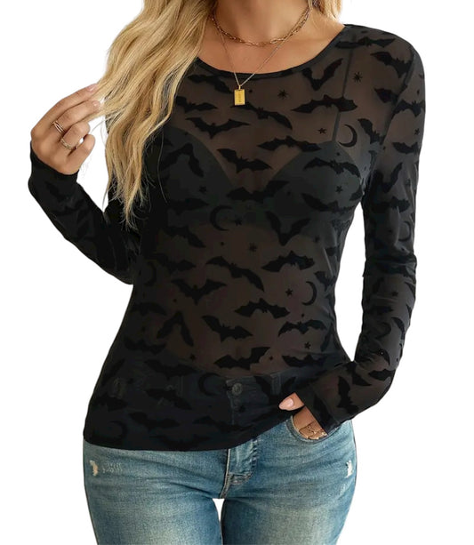 Frickin Bats Mesh Top