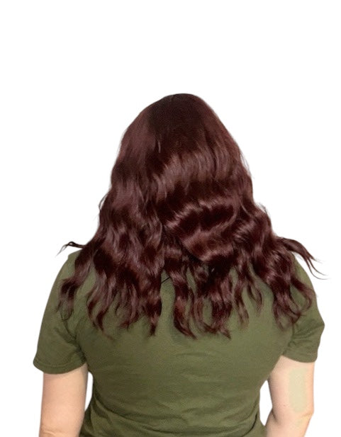 Bold Burgundy Wig