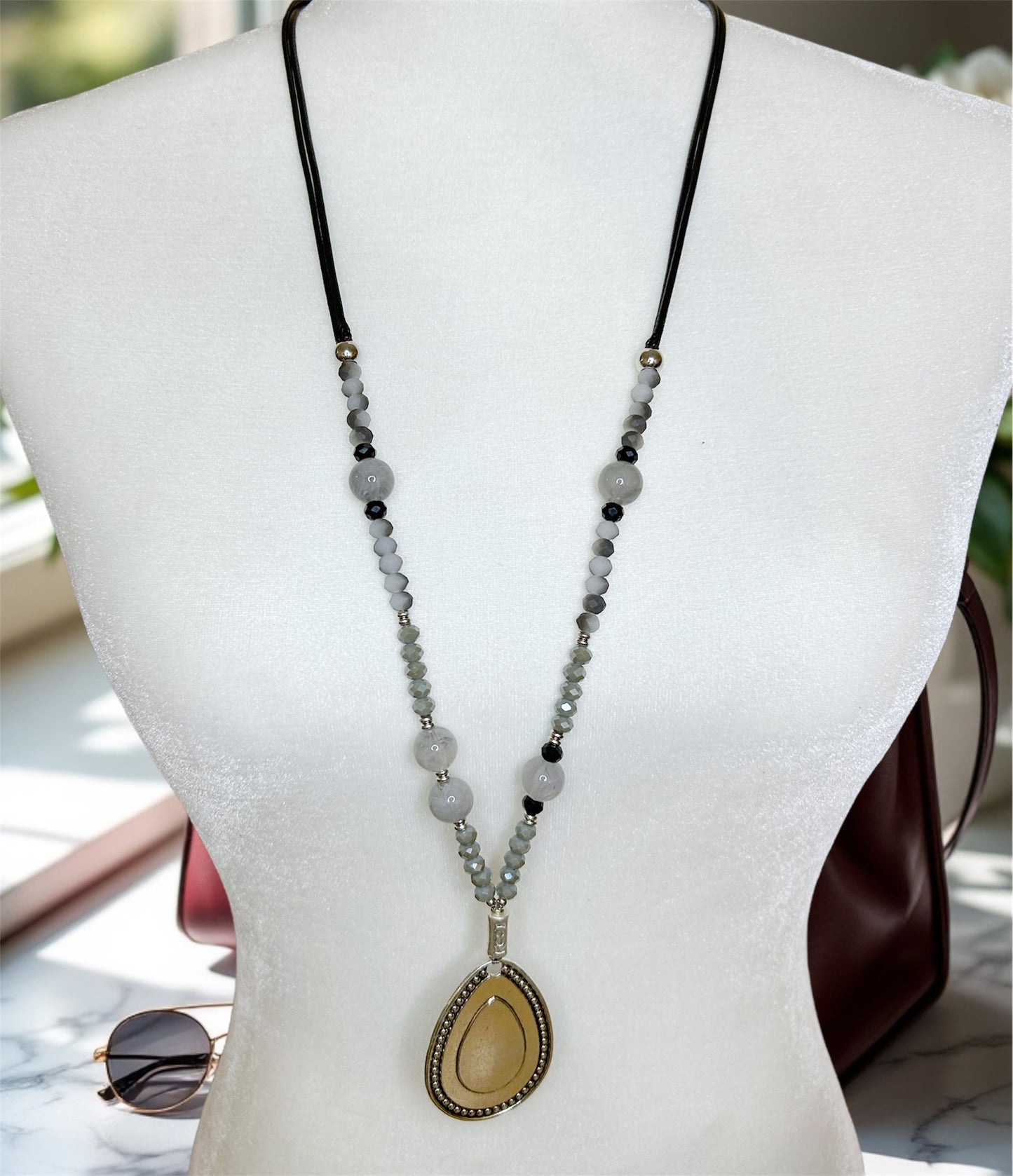 Boho Teardrop Necklace