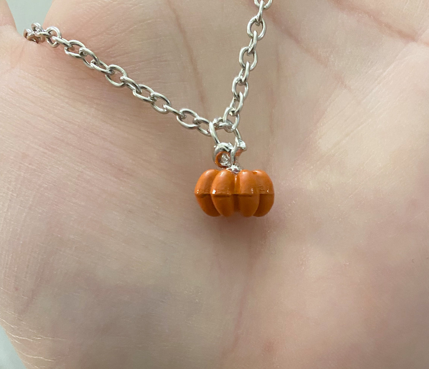 Tiny Pumpkin necklace