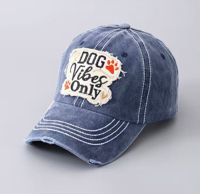 Denim Blue Dog Vibes only hat
