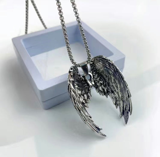Angel, Wings,, Necklace, Celestial, Guardian, Feathers, Jewelry, Symbolism, Grace, Protection, Heavenly, Beauty, Serenity, Elegant, Sterling Silver, Gold, Ornate, Feminine, Delicate, Winged
