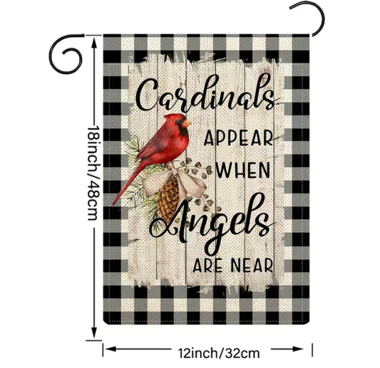 Cardinals garden flag